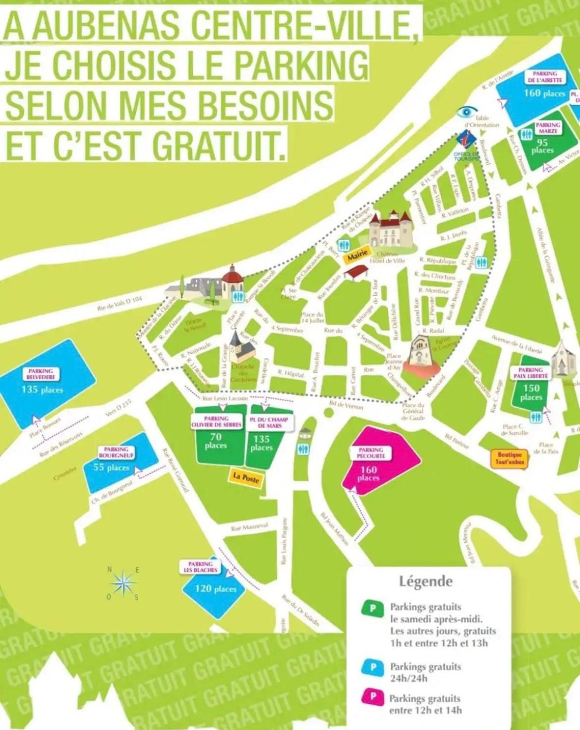 Escapade Ardechoise - Parking Gratuit - Chateau A 2 Pas Aubenas Zewnętrze zdjęcie